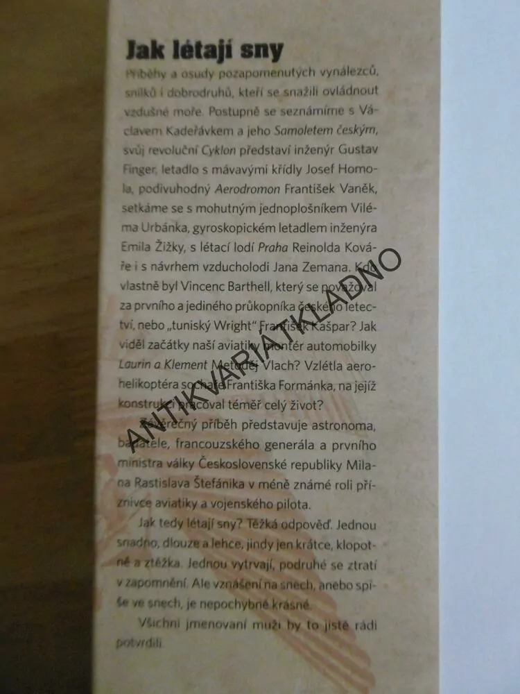 JAK LÉTAJÍ SNY, BŘETISLAV DITRYCH, **an