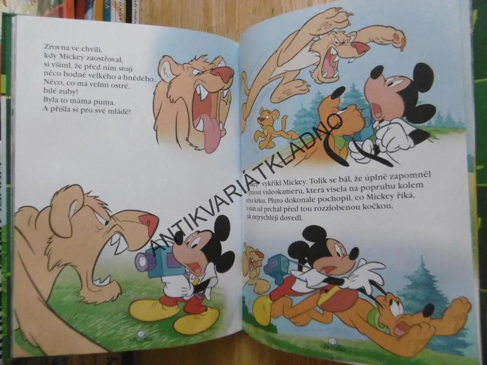 MICKEY A PLUTO NA HORÁCH, MICKEY MOUSE, WALT DISNEY, BEZ CD, **an