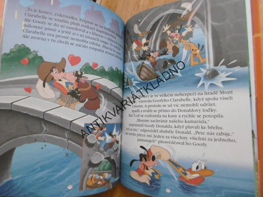TŘI MUŠKETÝŘI, WALT DISNEY, BEZ CD, **an