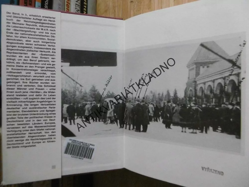 DIE REICHSTAGSABGEORDNETEN DER WEIMARER REPUBLIK IN DER ZEIT....., 1933-1945, BIOGRAFIE, MARTIN SCHUMACHER, NĚMECKY, **an