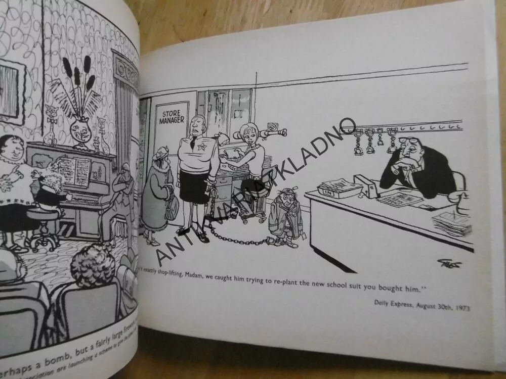 GILES, ANGLICKY, 1973, VTIPY, HUMOR, **an
