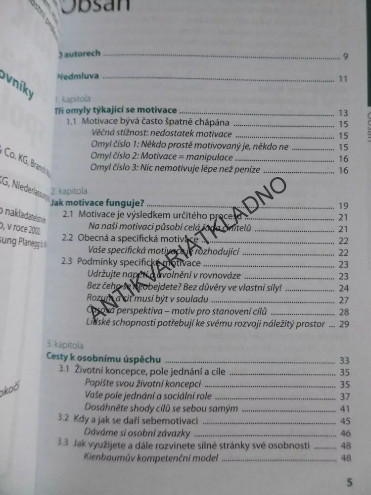 JAK MOTIVOVAT SEBE A SVÉ SPOLUPRACOVNÍKY, RAINER NIERMEYER, MANUEL SEYFFERT, **an