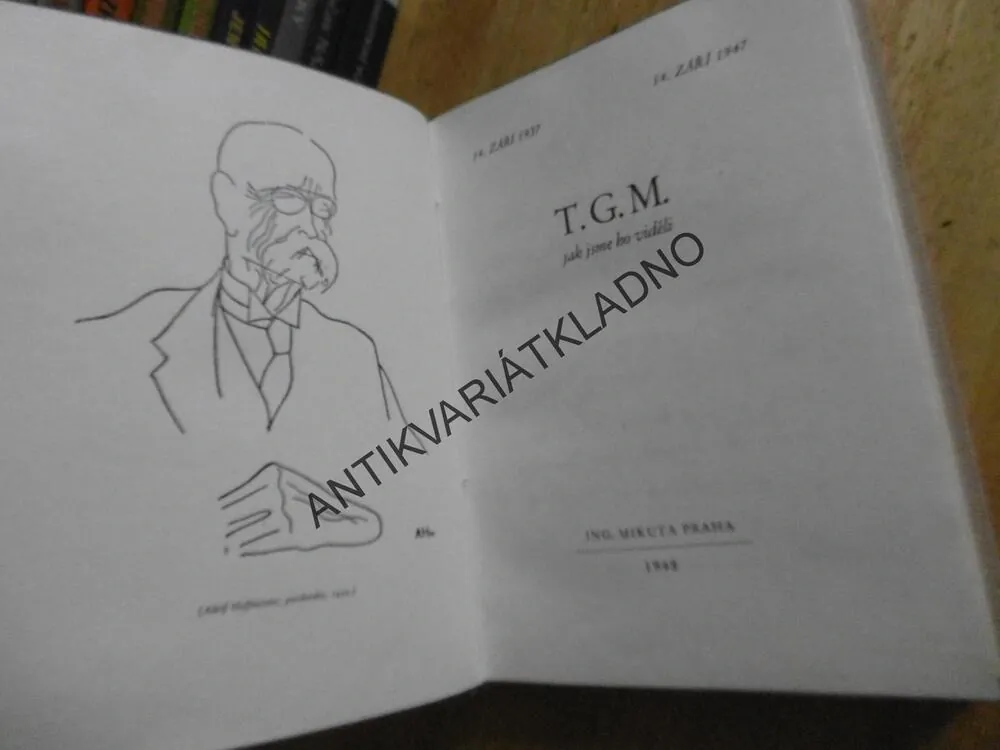 T. G. M., JAK JSME HO VIDĚLI, **an