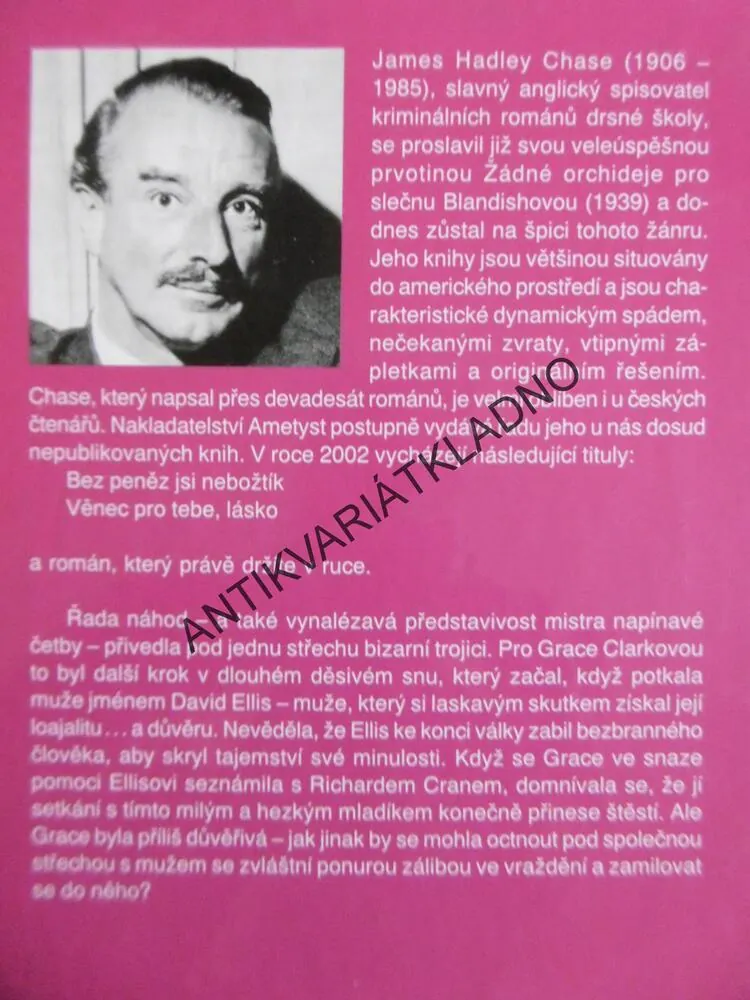 ZRÁDCI MŮŽEŠ VĚŘIT JAKO LIŠCE, JAMES HADLEY CHASE, **an