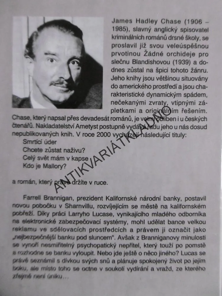 KDO SE SMĚJE NAPOSLED, JAMES HADLEY CHASE, **an