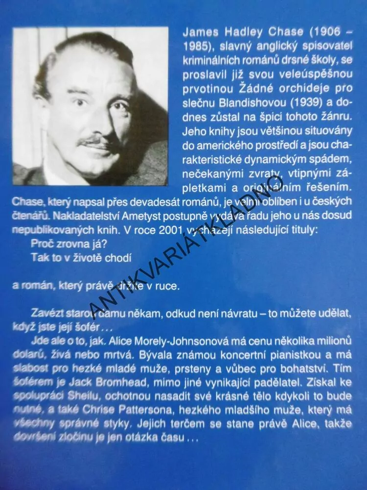 JEN OTÁZKA ČASU, JAMES HADLEY CHASE, **an