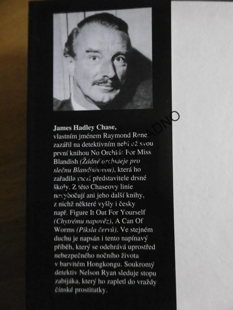 RAKEV Z HONGKONGU, JAMES HADLEY CHASE, **an