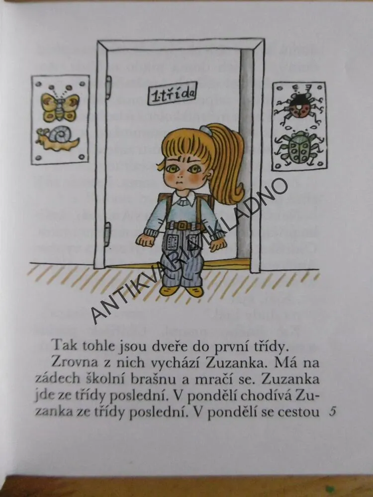 NEVIDITELNÁ ZUZANKA, PRVNÍ ČTENÍ, EDUARD PETIŠKA, HELENA ZMATLÍKOVÁ, **an
