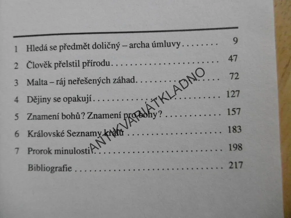 PROROK MINULOSTI, ERICH VON DÄNIKEN, **an