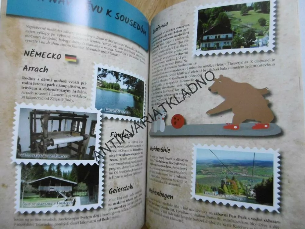 HURÁ NA ŠUMAVU, PRŮVODCE PRO DĚTI I RODIČE, ŠUMAVA