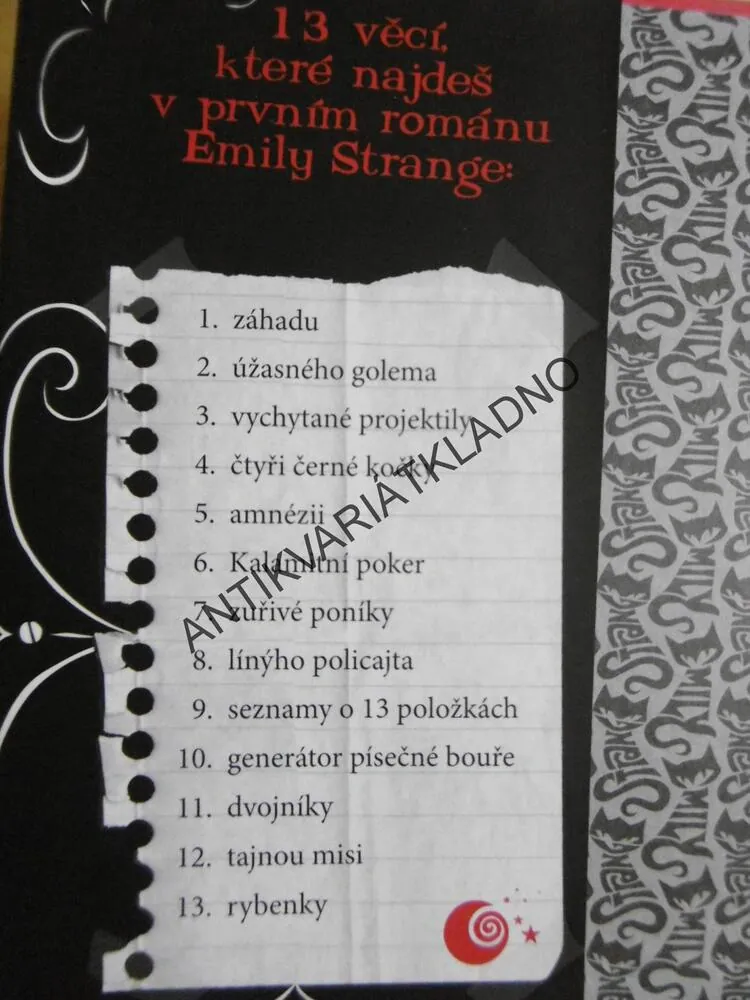 ZTRACENÉ DNY, EMILY STRANGE, ROB REGER, JESSICA GRUNEROVÁ, **an