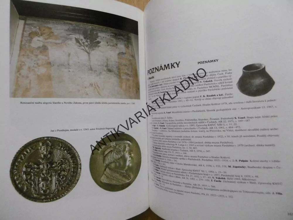DĚJINY PARDUBIC, 1. DÍL, FRANTIŠEK ŠEBEK A KOLEKTIV, **an