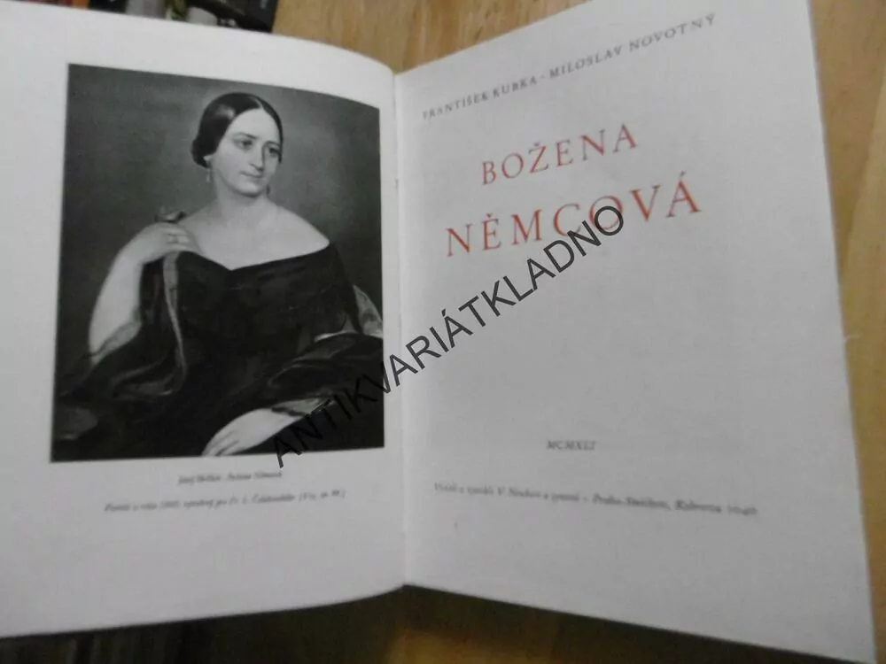 BOŽENA NĚMCOVÁ, FRANTIŠEK KUBKA, MILOSLAV NOVOTNÝ, **an