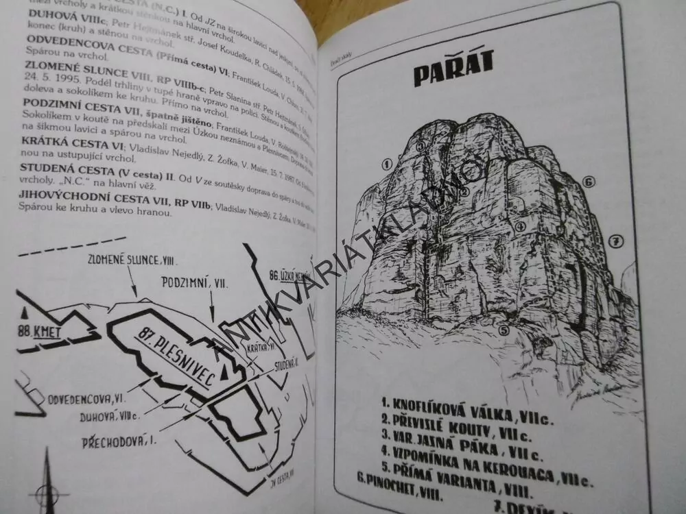 HRUBOSKALSKO, DRAČÍ SKÁLY, ZÁMECKÁ ROKLE, HOROLEZECTVÍ, HEJTMÁNEK,HOMOLKA,SOCHOR