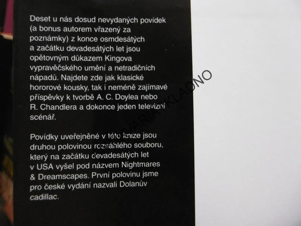 PÁTÁ ČTVRTINA, STEPHEN KING, **an