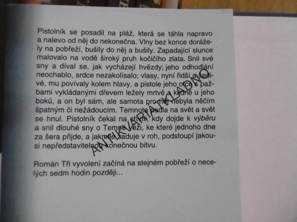 TŘI VYVOLENÍ, STEPHEN KING, **an