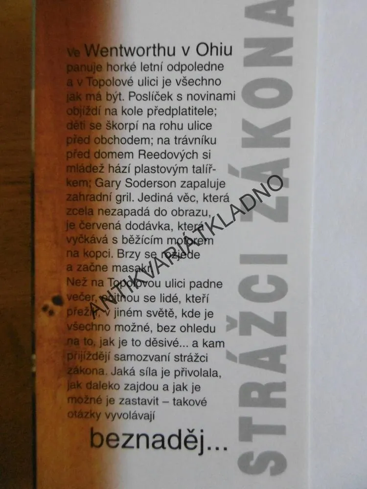 STRÁŽCI ZÁKONA, RICHARD BACHMAN, STEPHEN KING, **an