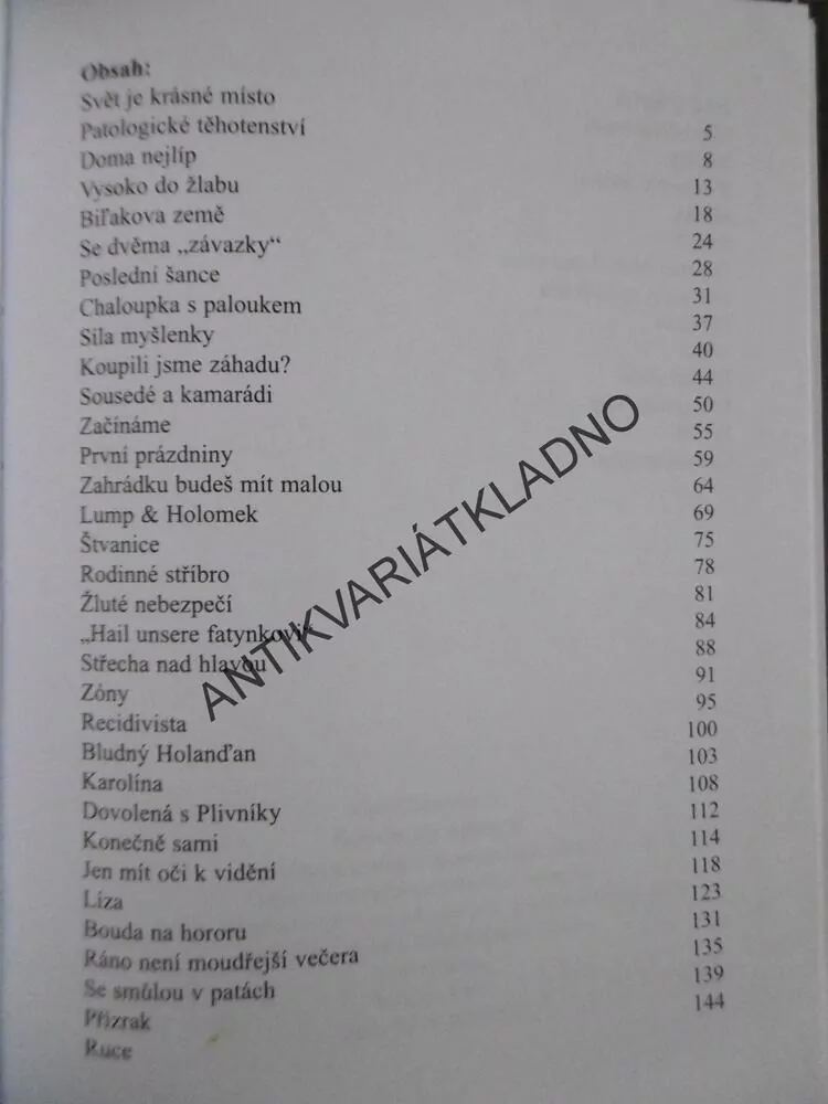 BOUDA NA HORORU, MARIE DIMUNOVÁ, **an