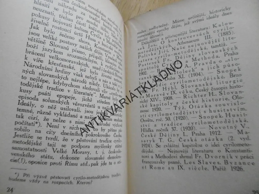 NAŠE NÁRODNÍ TRADICE, 1928, TRADICE CYRILOMETODĚJSKÁ, SVATOVÁCLAVSKÁ