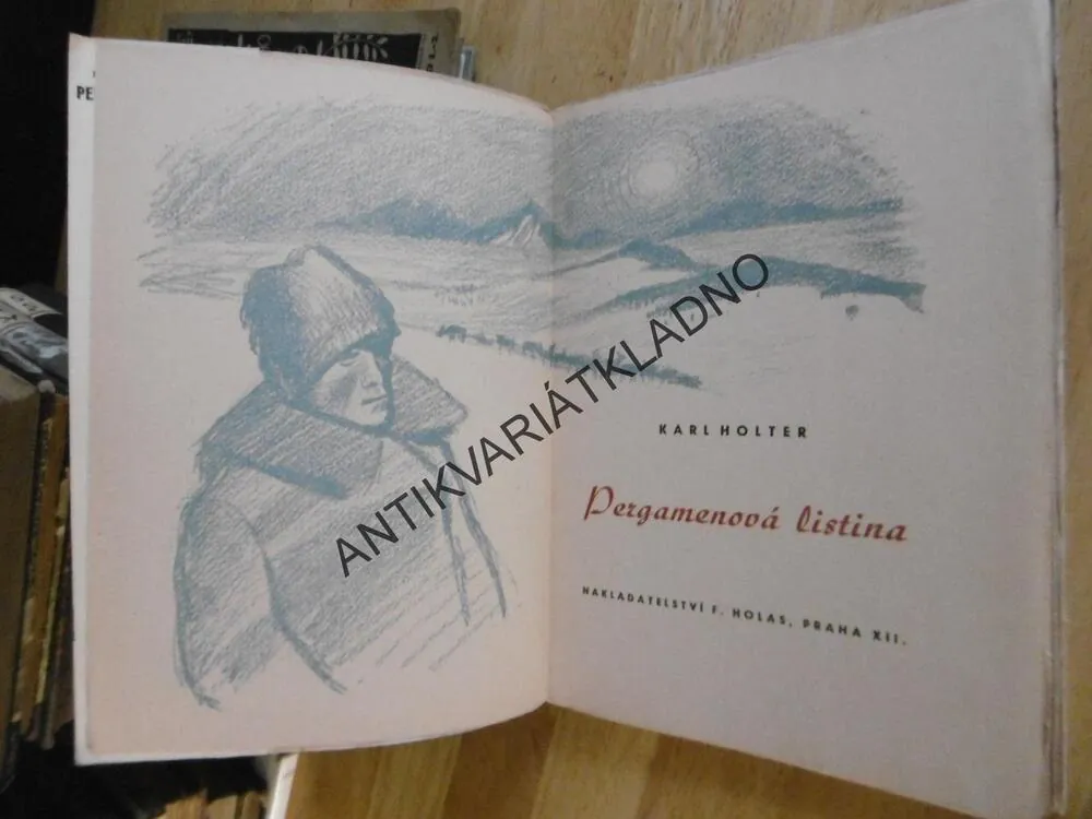 PERGAMENOVÁ LISTINA, KARL HOLTER, 1945
