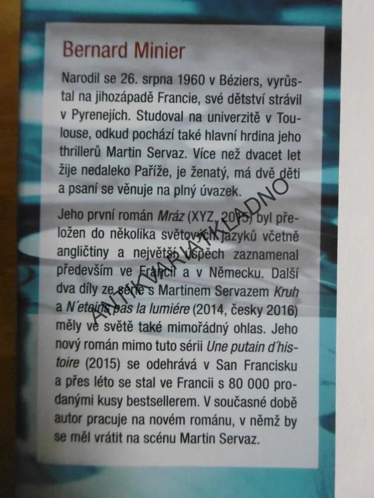 KRUH, BERNARD MINIER, **an