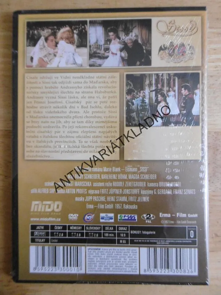 SISSI, ČÁST TŘETÍ, DVD FILM 