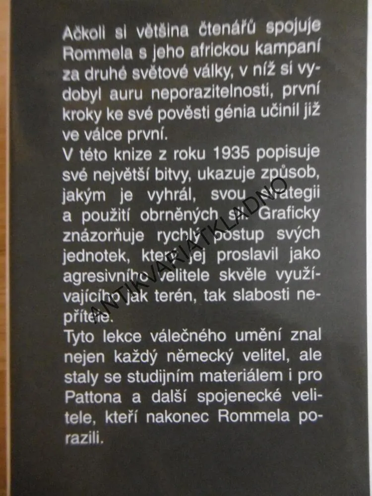 PĚCHOTA ÚTOČÍ, ERWIN ROMMEL, **an