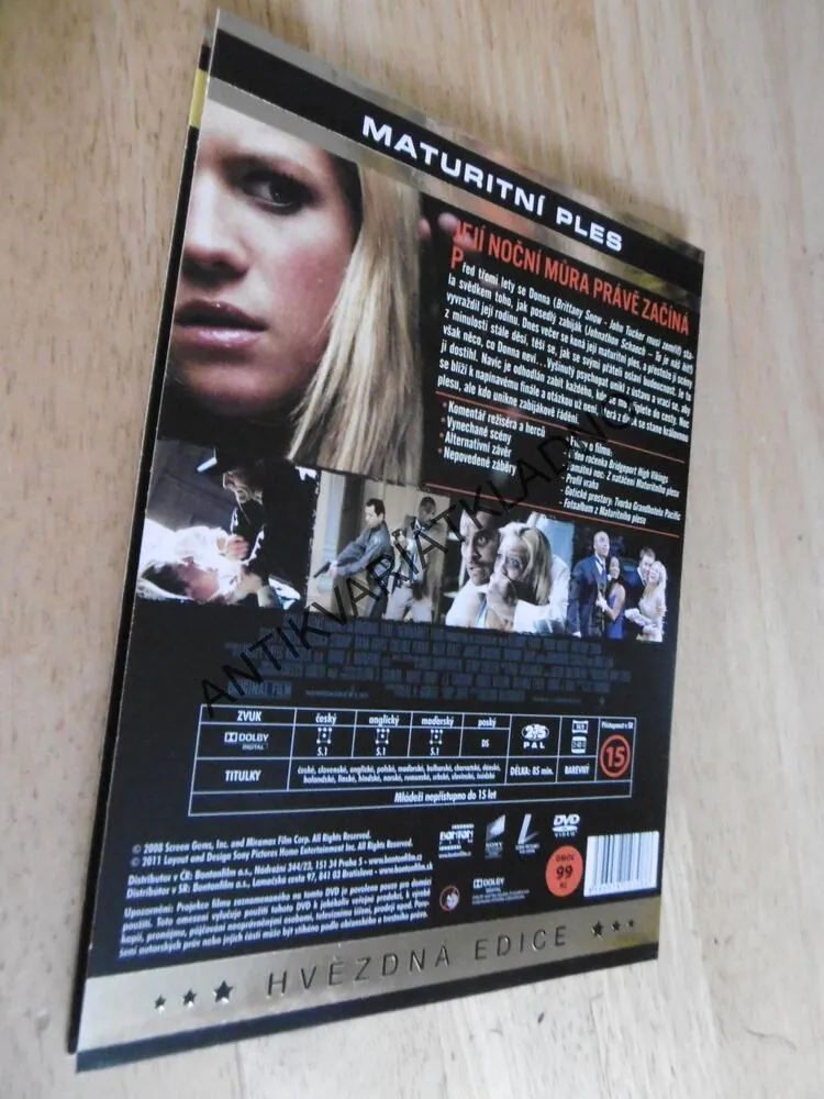 MATURITNÍ PLES, DVD FILM 