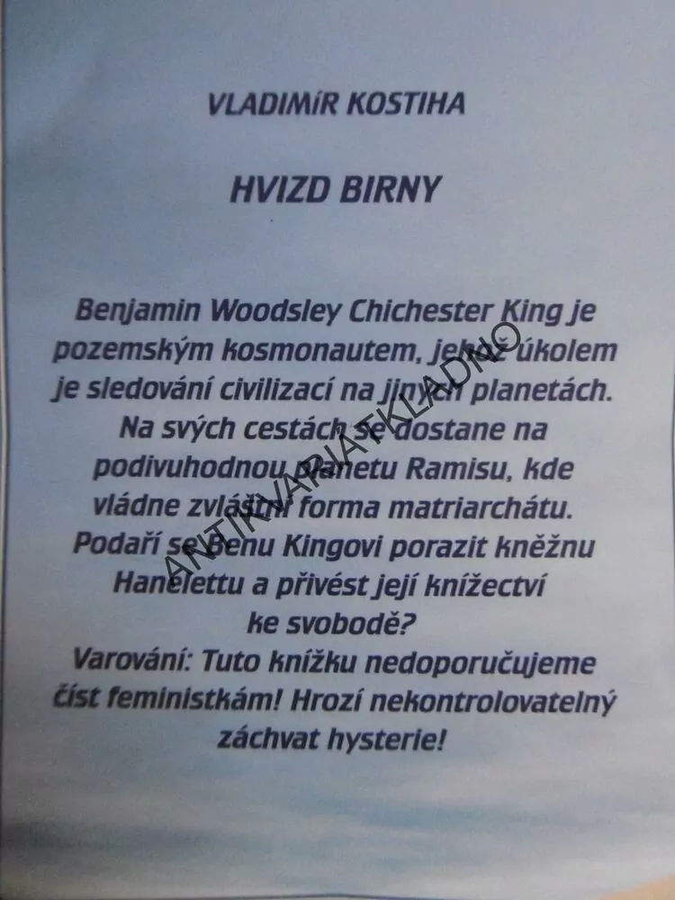 HVIZD BIRNY, VLADIMÍR KOSTIHA, **an