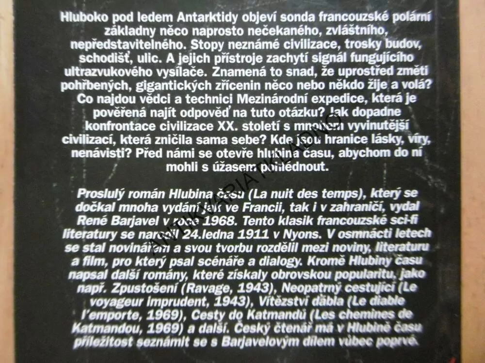 HLUBINA ČASU, RENÉ BARJAVEL, **an