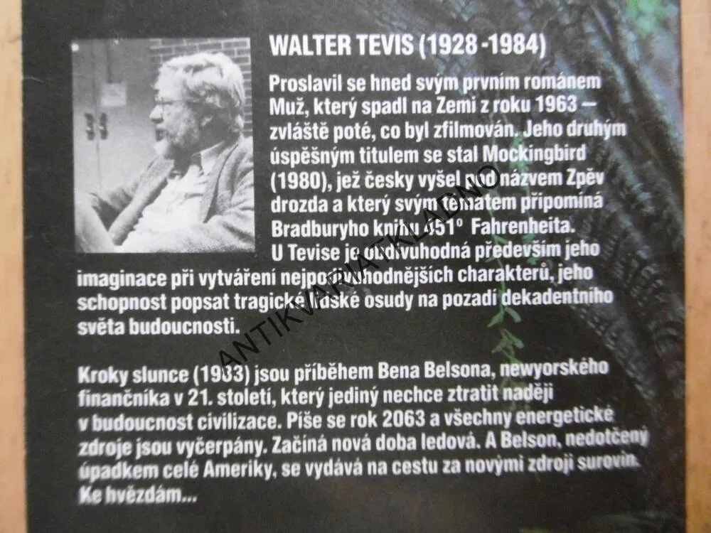 KROKY SLUNCE, WALTER TEVIS, **an
