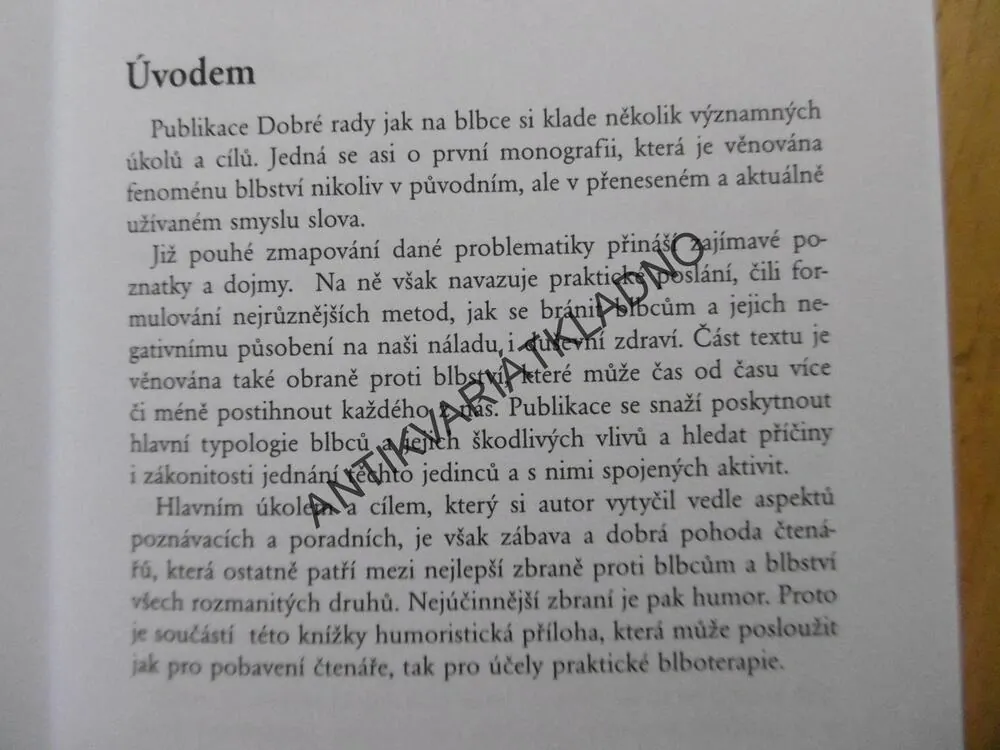 VĚČNÝ BOJ S BLBCEM (ANEB JAK NA NĚ), VÁCLAV BUDÍNSKÝ, **an