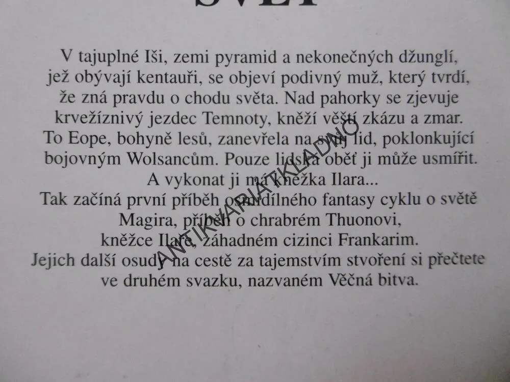 MAGIRA 1 - 3, HRÁČŮV SVĚT, VĚČNÁ BITVA, U BŘEHŮ TEMNOTY, HUGH WALKER, **an