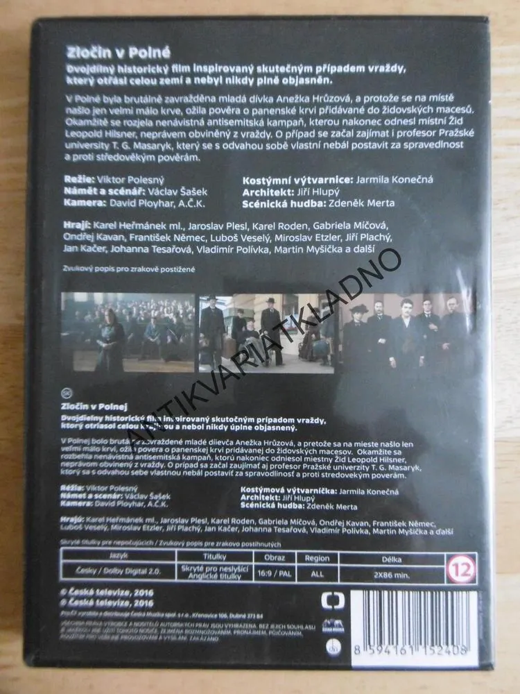 ZLOČIN V POLNÉ, DVD FILM