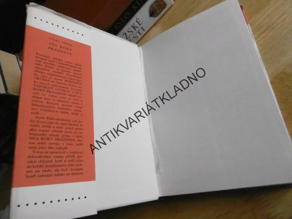 DVA ROKY PRÁZDNIN, JULES VERNE, **an