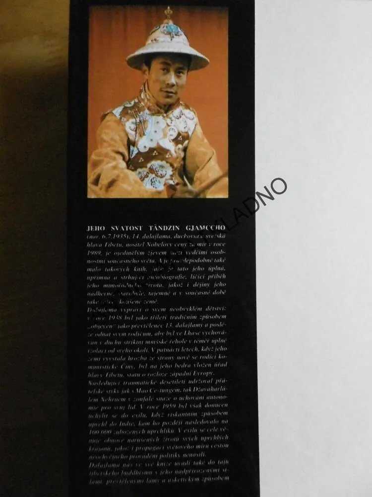 SVOBODA V EXILU, AUTOBIOGRAFIE 14. DALAJLÁMY, **an