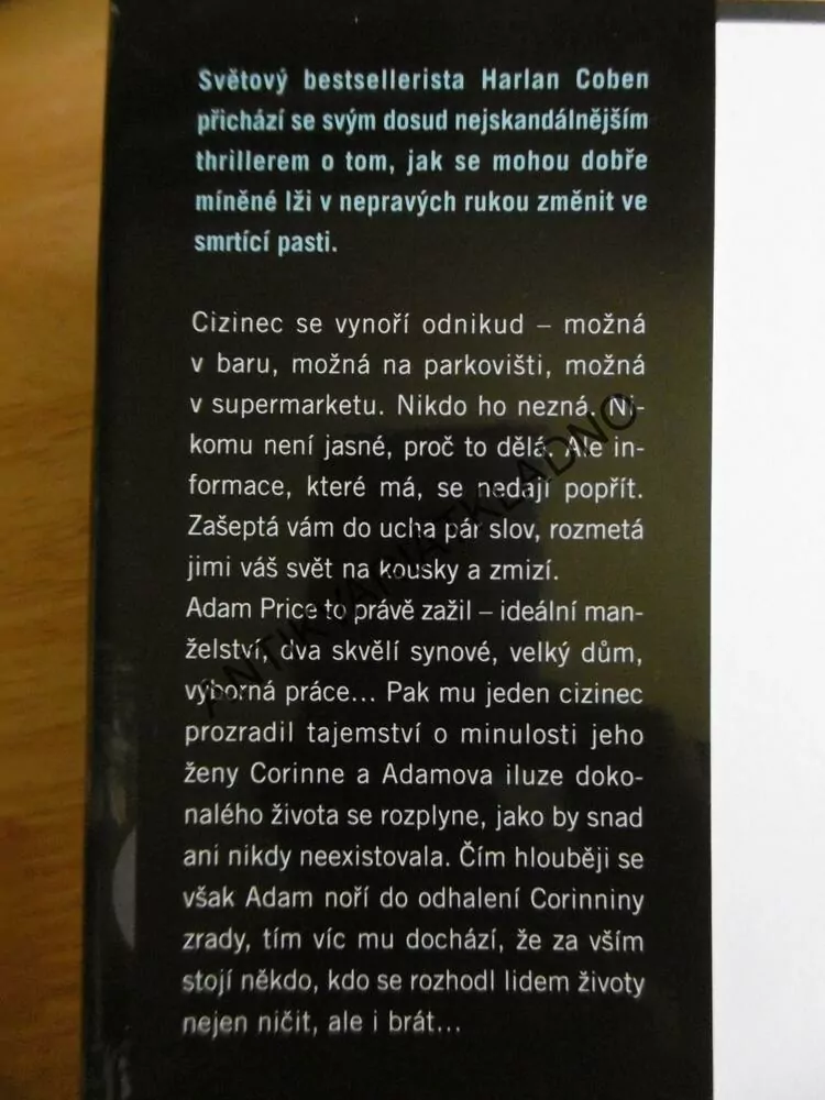 CIZINEC, HARLAN COBEN, **an