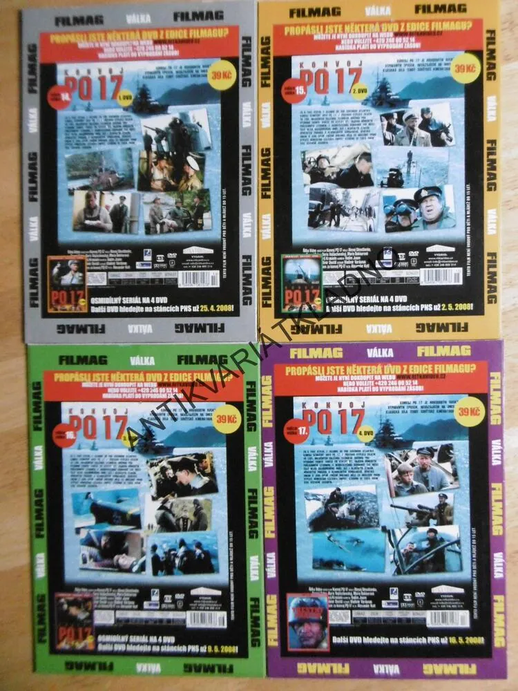KONVOJ PQ 17,1-4, DVD FILM SVĚT.VÁLKA