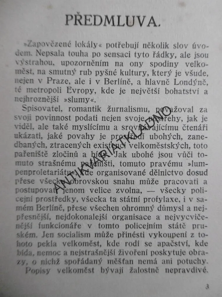 ZAPOVĚZENÉ LOKÁLY PRAŽSKÉ A JINÉ OBRÁZKY, EGON ERVIN KISCH,