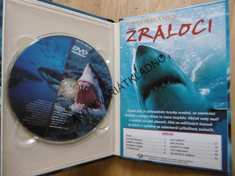 PODMOŘSKÁ MISE, ŽRALOCI, DVD FILM