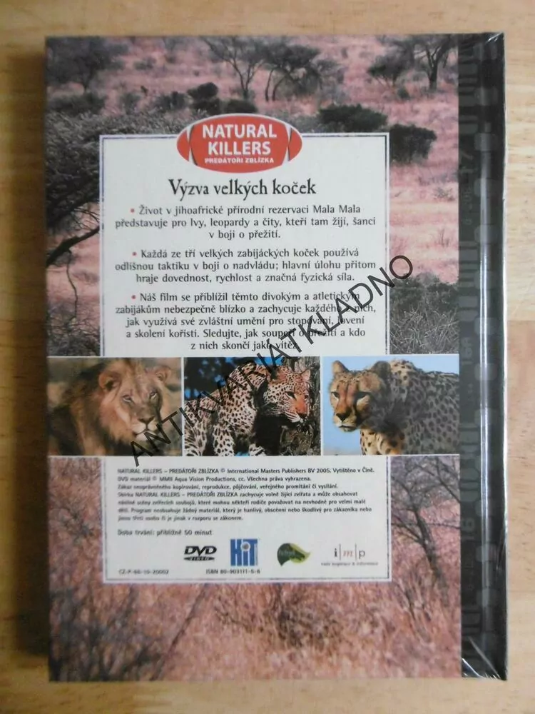 BOJ O PŘEŽITÍ, ŠELMY KOČKOVITÉ, DVD FILM