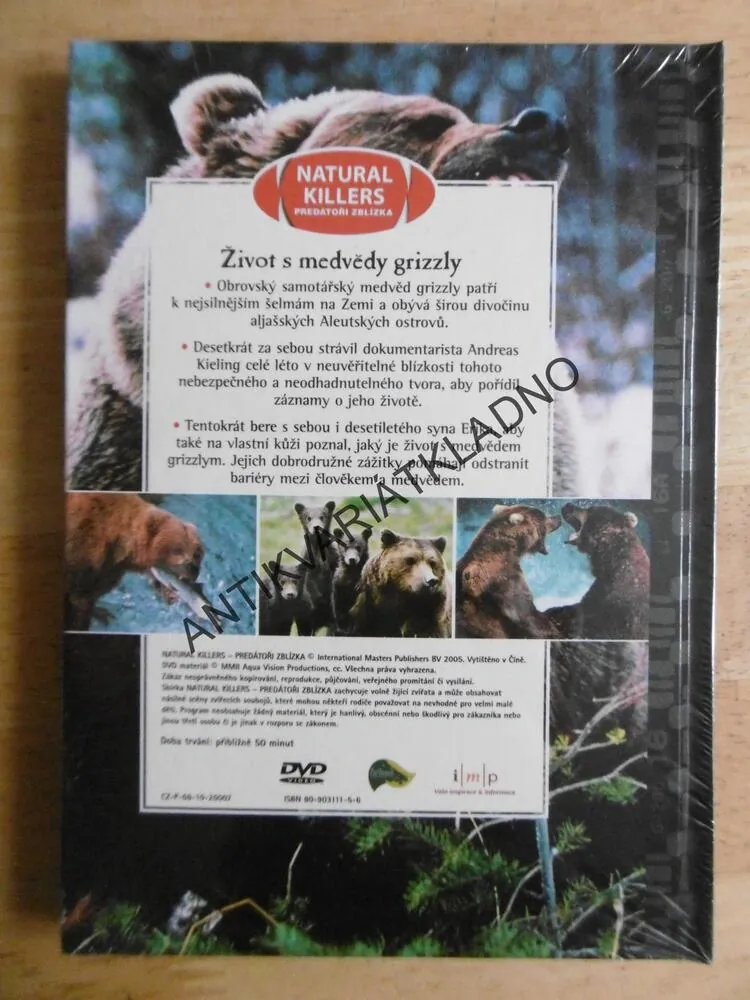 ŽIVOT MEZI ŠELMAMI, MEDVĚDI, DVD FILM