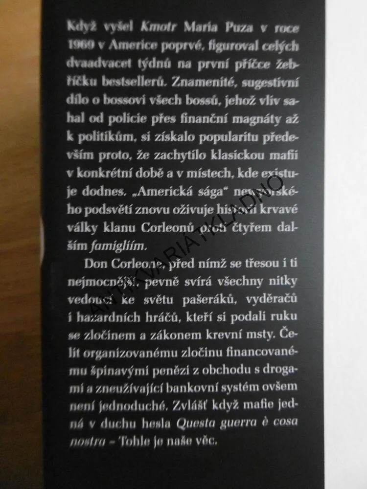 KMOTR, MARIO PUZO, **an