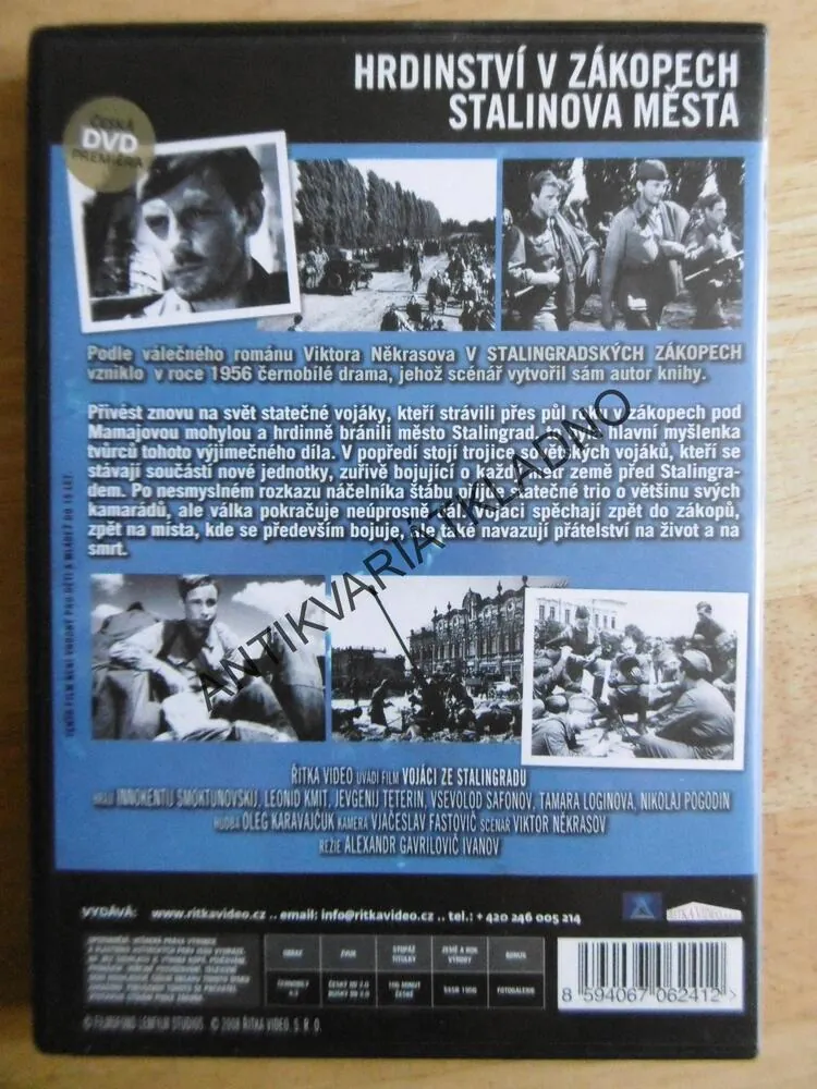 VOJÁCI ZE STALIGRADU, DVD FILM