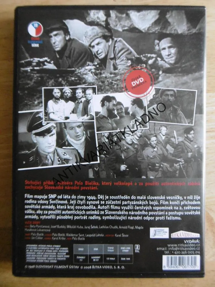 VLČIE DIERY, DVD FILM