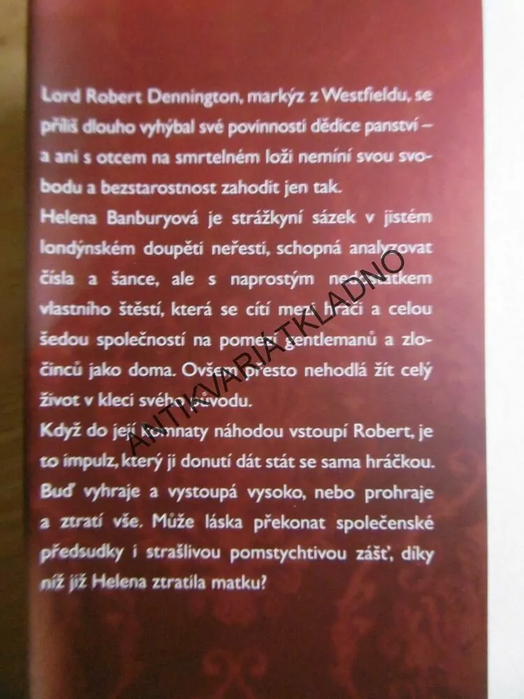 DAREBÁKOVA SÁZKA, CHRISTI CALDWELLOVÁ, **an