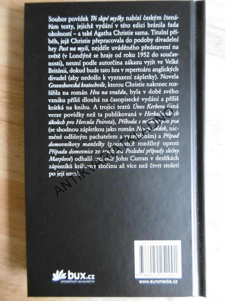 TŘI SLEPÉ MYŠKY, AGATHA CHRISTIE,