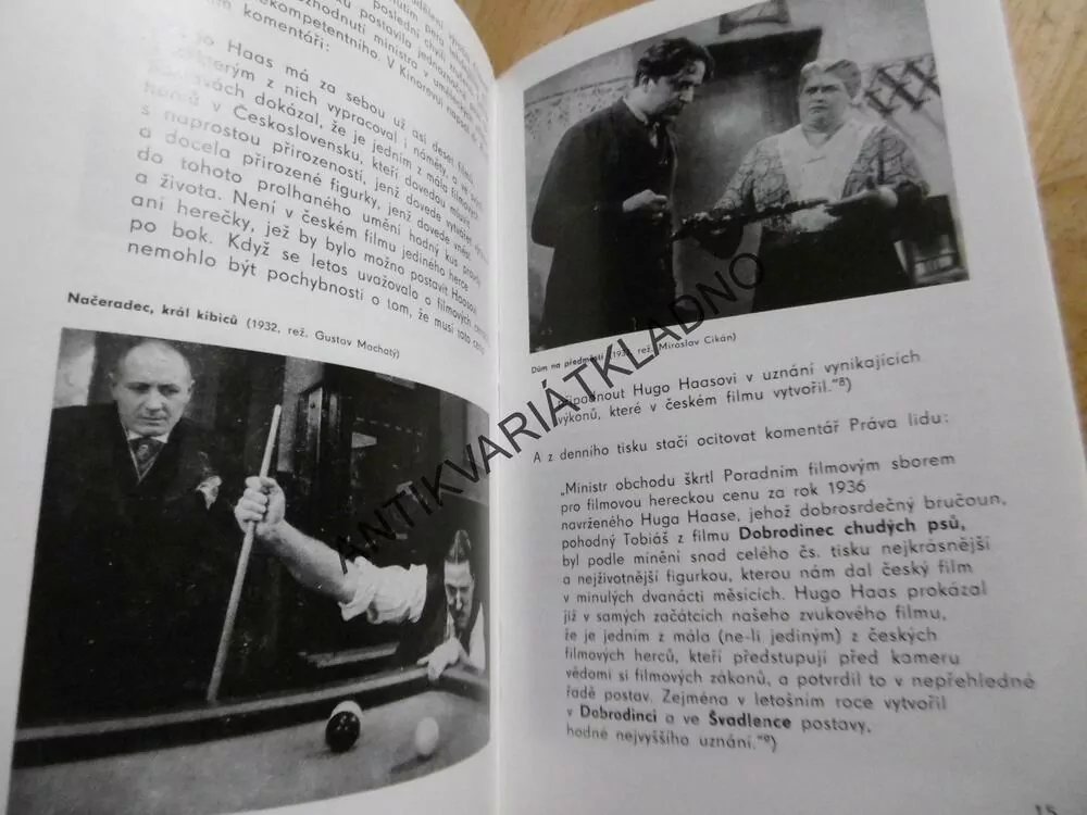 HUGO HAAS, ČS FILMOVÝ ÚSTAV
