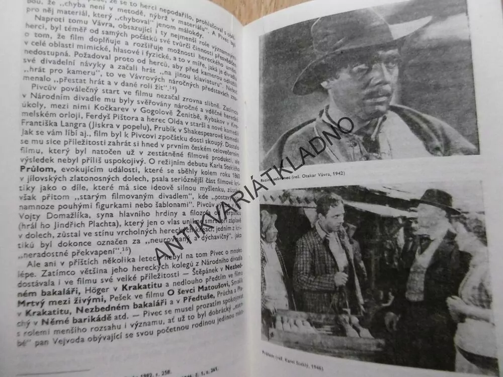 JAN PIVEC, ČS FILMOVÝ ÚSTAV