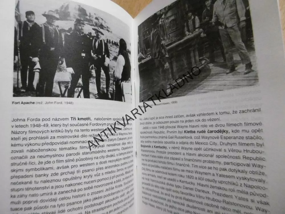 JOHN WAYNE, ČESKÝ FILMOVÝ ÚSTAV